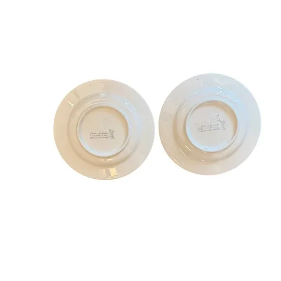 2 Vintage Italian Alimenti Teddy bear 8" plates - Picture 12 of 13